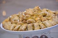 Moroccan Traditional Homemade Sweets with coconut and cinnamon Royalty Free Stock Photo