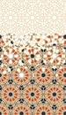 Moroccan vector border. Geometric arabic, islamic pattern