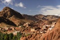 Moroccan village in Dades Valley Royalty Free Stock Photo