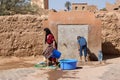 Moroccan woman and child