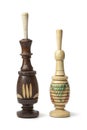 Moroccan wooden cosmetic kohl bottles