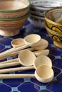 Moroccan wooden spoons