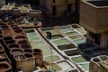 Morocco, Africa, Fez, Leather dyehouses of the city of Fez