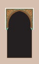 Morocco Arch. Traditional Islamic Background.