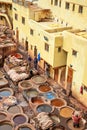 Morocco Fez. Chouara Tannery