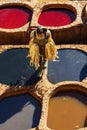 Morocco. Fez. The Chouara tannery is the largest of the four traditional tanneries in Fez