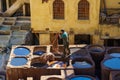 Morocco. Fez. The Chouara tannery is the largest of the four traditional tanneries in Fez