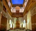 Morocco Fez. The interior of a luxury Riad Hotel