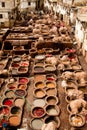 Morocco, Fez, Tannery