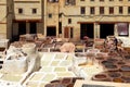 Morocco Fez. Tannery Sidi Moussa in the Medina