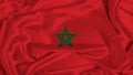 Silk Morocco Flag