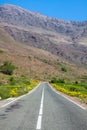 Morocco, High Atlas Mountains, Agricultural land on the fertile