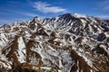 Morocco, High Atlas Mountains. Peak covered by snow.
