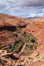 Morocco landscape - river canyon