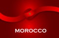 Morocco luxury style flag ribbon classic style