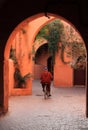 Morocco, Marrakesh. Historic Medina. UNESCO World Heritage Site.
