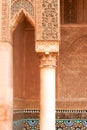 Morocco Marrakesh. Saadian tombs. Royal necropolis