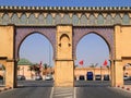 Morocco, Meknes, arched in city gate