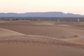 Morocco, Merzouga, Erg Chebbi Dunes at Dusk, Anti-Atlas Mountains Royalty Free Stock Photo