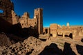 Morocco. The old ruined kasbah of Tamdaght