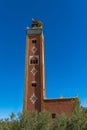 Morocco Ouarzazate - the mosque Ait Ben Haddou remains of medieval Kasbah built in adobe.