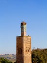 Morocco. Rabat. The minaret in the necropolis Chellah.