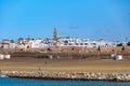 Morocco. Sale. Located on the edge of the Atlantic Ocean, on the right bank of the mouth of the Bouregreg, opposite the national Royalty Free Stock Photo