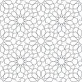 Morocco seamless pattern. Repeating marocco grid. Arab background. Repeated simple moroccan mosaic motive. Islamic texture design Royalty Free Stock Photo