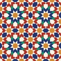 Morocco Seamless Pattern. Traditional Arabic Islamic Background. Royalty Free Stock Photo