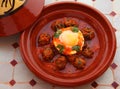 Morocco, Traditional Tajine of Kefta.