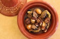 Morocco, Tajine of lamb with dried fruits Royalty Free Stock Photo