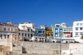 Morocco - Tanger houses near ancient fortress in old town. Royalty Free Stock Photo