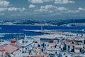 Morocco, Tangier, Port, from Medina Bab el Marsa gate