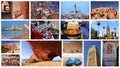 Morocco travel photo collage Royalty Free Stock Photo