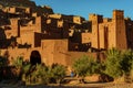 Morocco. The ksar of Ait Ben haddou. The kasbah Royalty Free Stock Photo