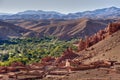 Morocco village in dades valle Royalty Free Stock Photo