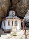 Ialomita Cave Monastery, Romania Royalty Free Stock Photo