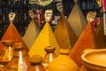 Moroccan spice shop Royalty Free Stock Photo