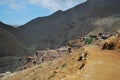 Morooco village in the high Atlas.