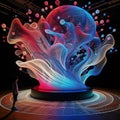 95 78. Morphing Light Sculpture_ A sculpture that changes shae