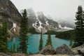 Alpine Morraine Lake,Alberta,Canada Royalty Free Stock Photo