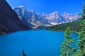 Morraine Lake in Banff Royalty Free Stock Photo