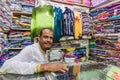 MORRELGANJ, BANGLADESH - NOVEMBER 18, 2016: Shop keeper in Morrelganj village, Banglade