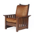 Morris Chair with Leather Cushions