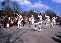 Morris dancers, Madeley. Royalty Free Stock Photo