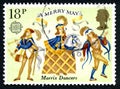 Morris Dancers UK Postage Stamp