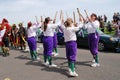 Black Annis Morris dancers, Jack In The Green Royalty Free Stock Photo