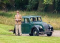 Morris Eight Series E car, Worcestershire, England.