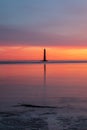 Morris Island Lighthouse Folly Beach South Carolina Royalty Free Stock Photo