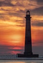 Morris Island Lighthouse Sunrise - Charleston, South Carolina Royalty Free Stock Photo